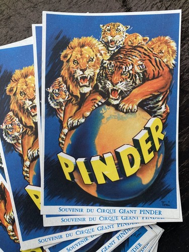 Flyers vintage cirque - 30,