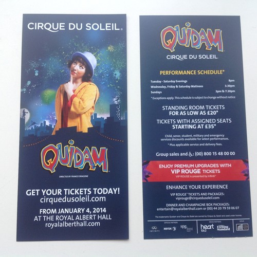 Flyer handbill cirque - handbill, du